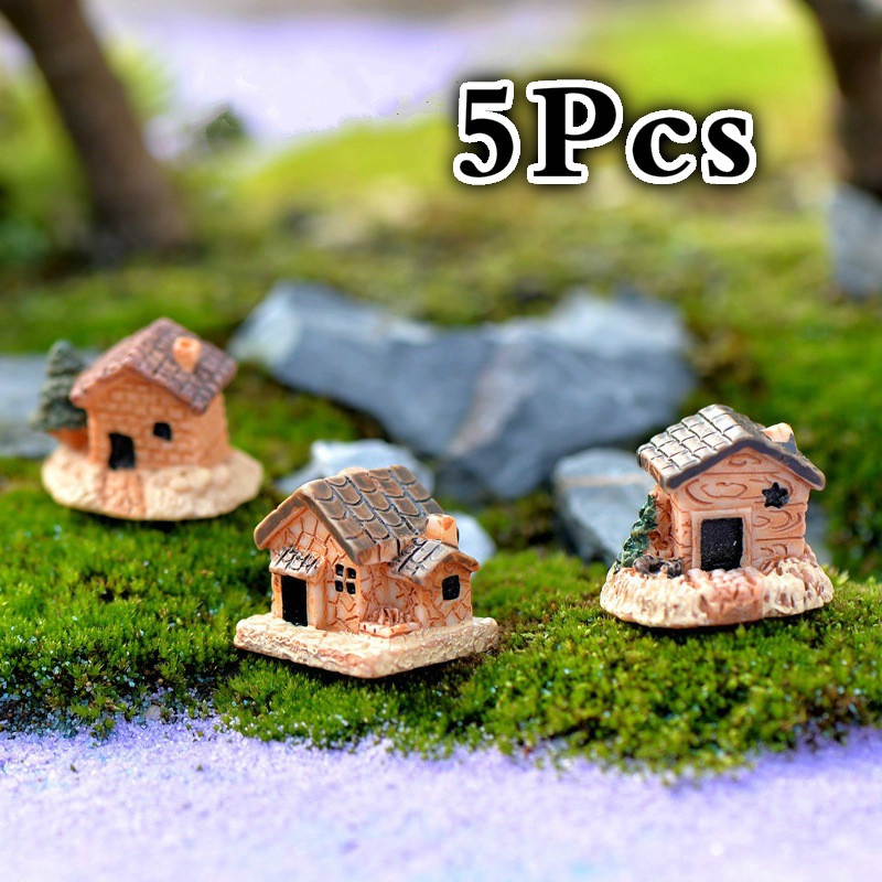 Home Decor Za - 5 pezzi mini casa delle bambole