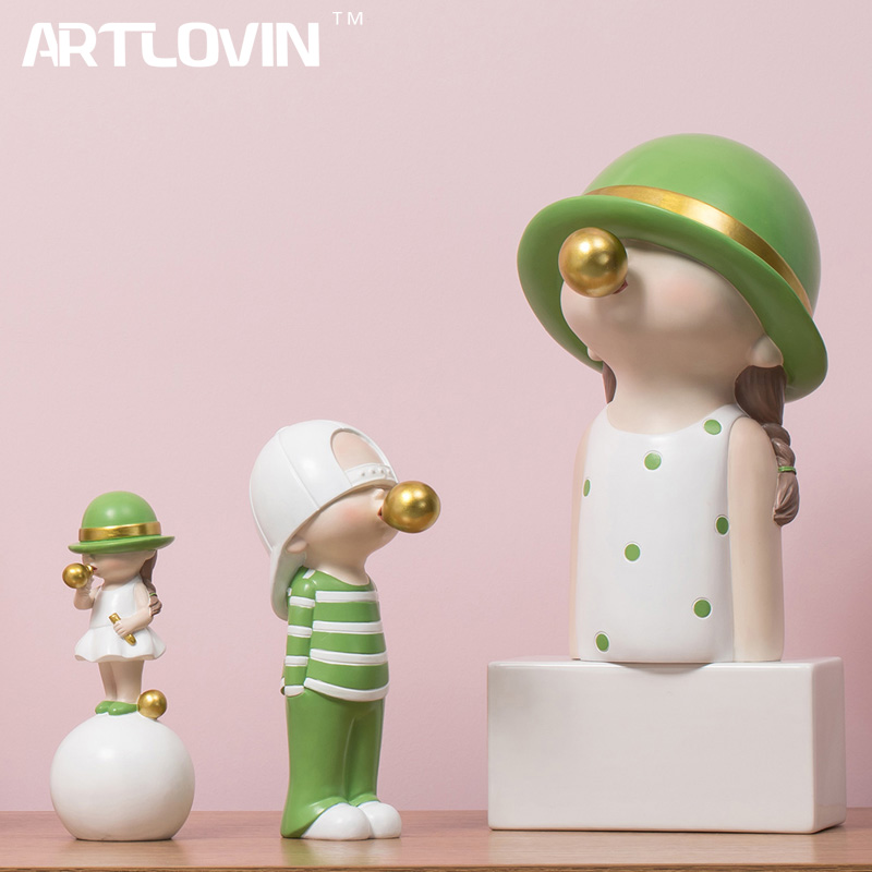 Home Decor Za - ARTLOVIN Figurine di personaggi in stile