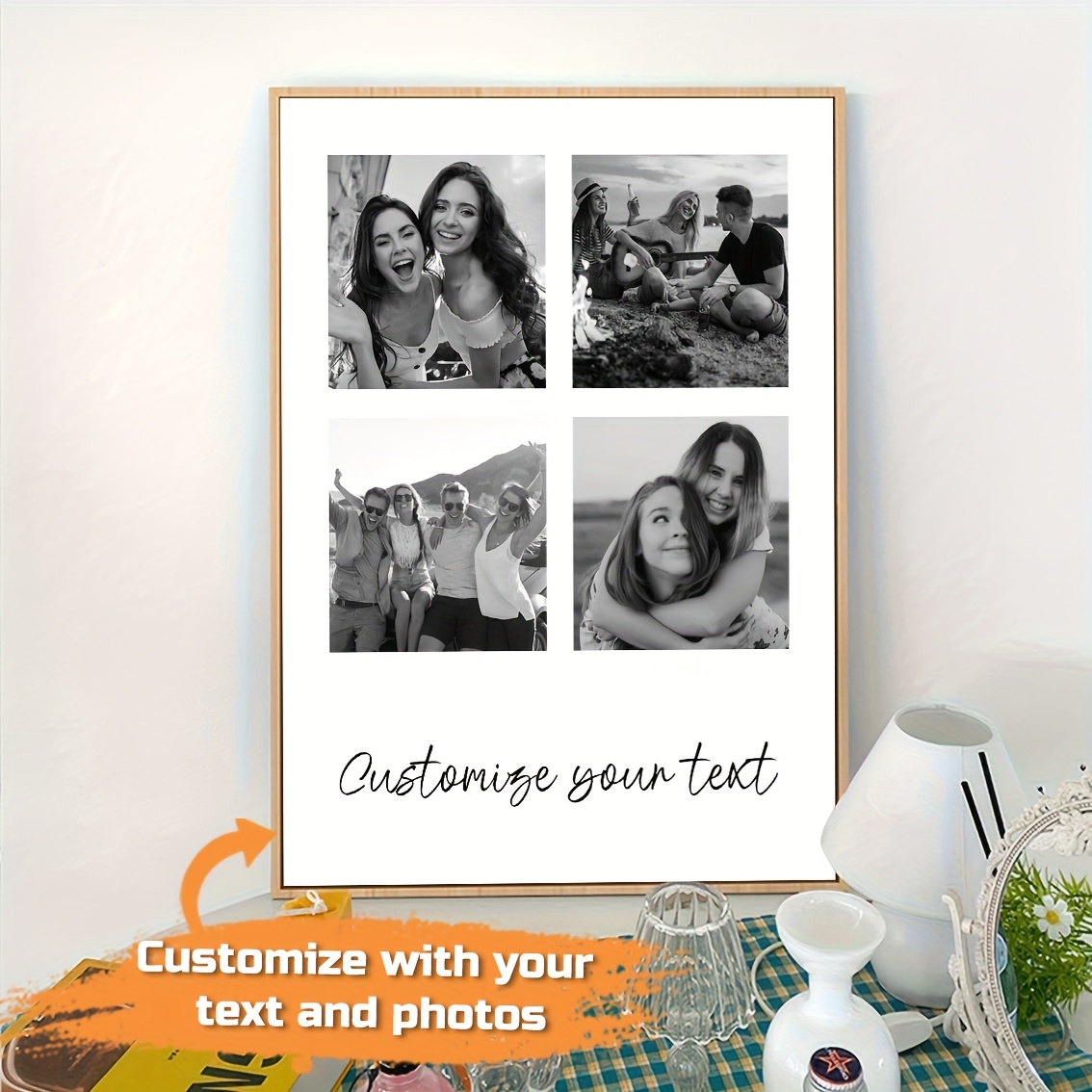 Home Decor Theme - Personalizza poster su tela per famiglia,