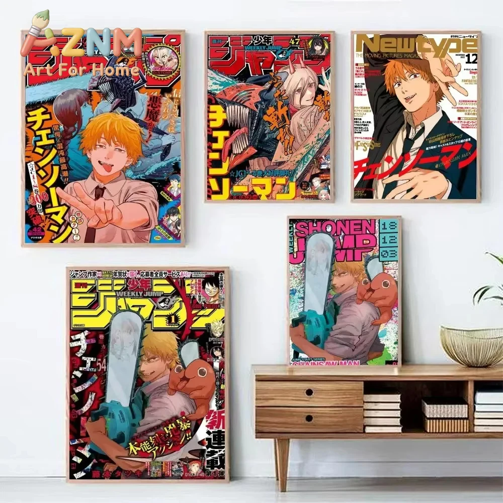 Home Decor Magazine - AZNM Chainsaw Man, quadri su tela