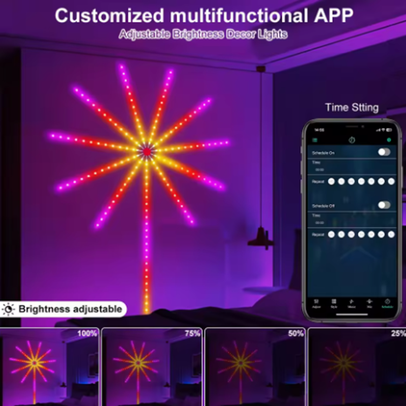 Home Decor Free App - NUOVA Striscia LED RGBIC Effetto Fuochi