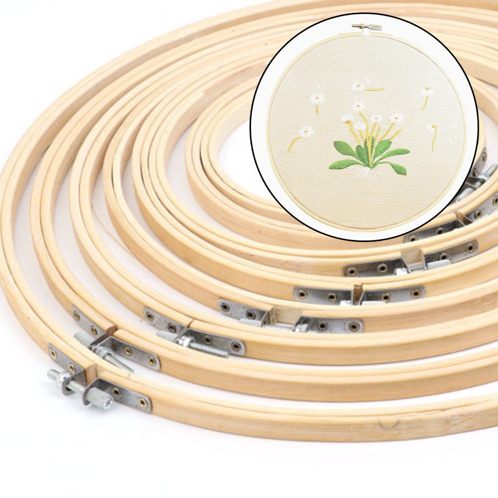 Bamboo Photo Frame - Telaio in bambù per ricamo a