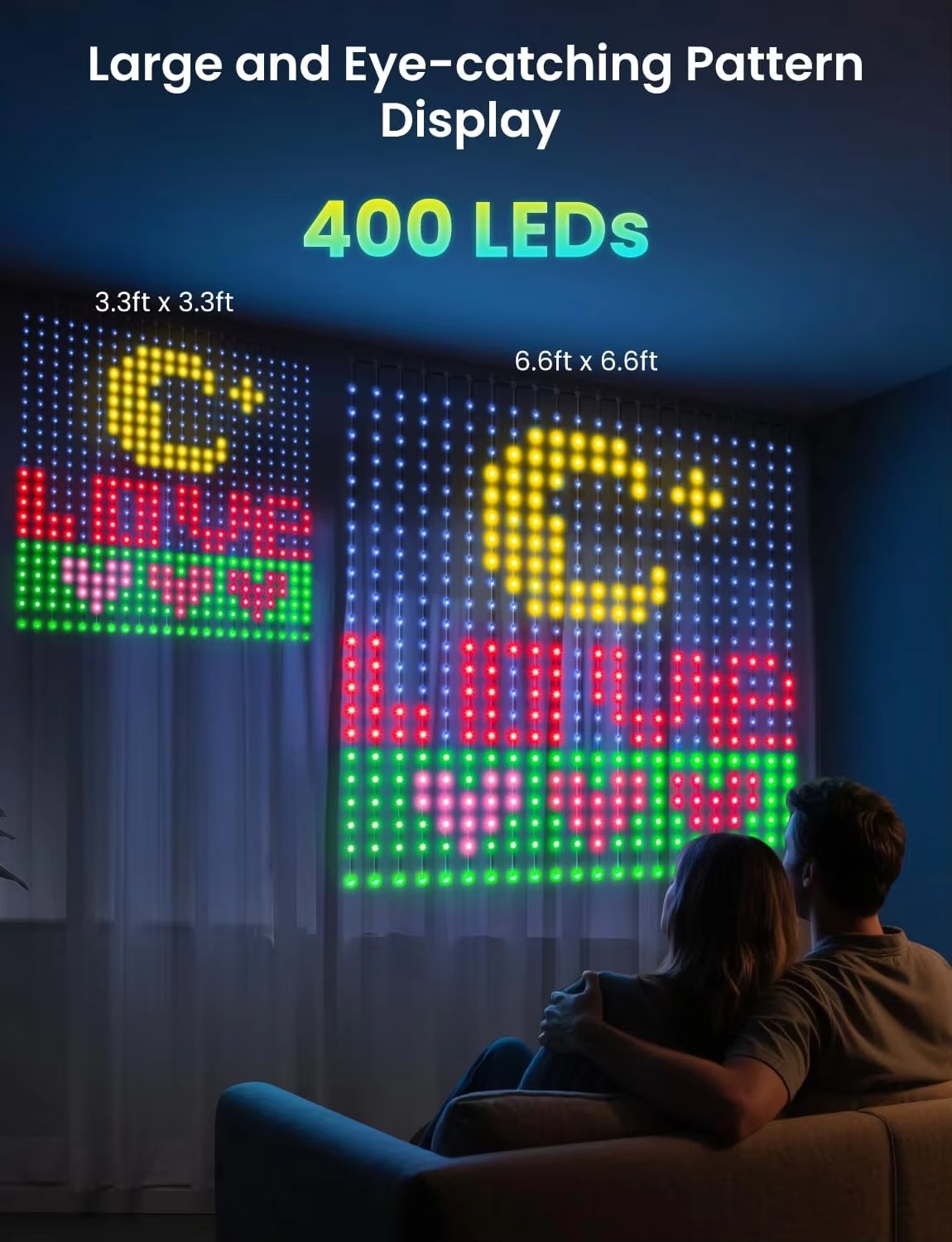 Tenda Luminosa USB 400 LED con - Home Decor Free App recensione e prezzo