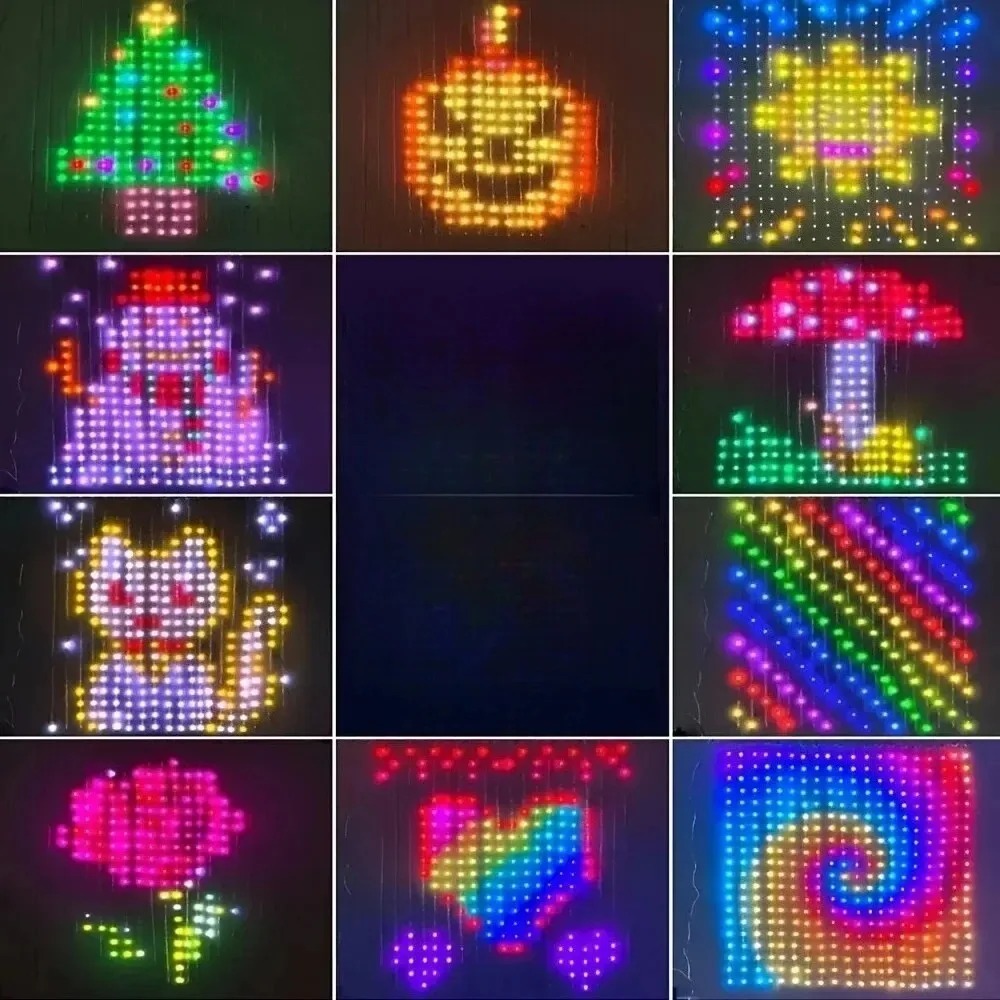 Luci a tenda LED con pixel, co - Home Decor Free App recensione e prezzo