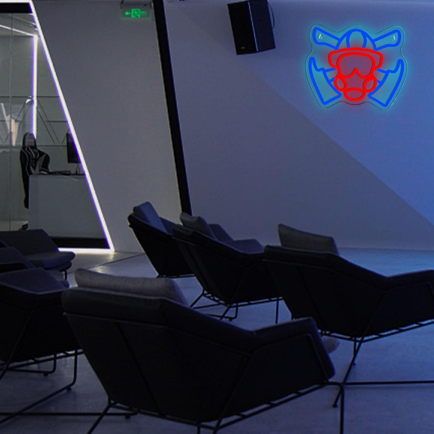 Insegna al neon a forma di mas - Home Decor Theme recensione e prezzo