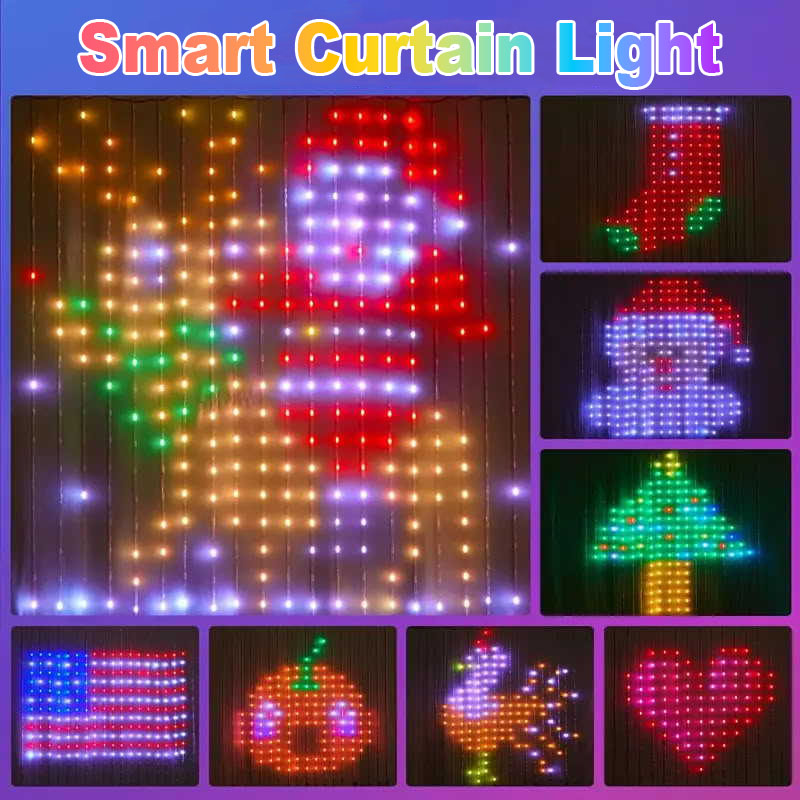 1/2PCS 400LED Smart Tenda Luce - Home Decor Free App recensione e prezzo