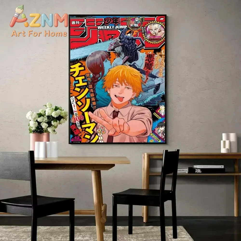 AZNM Chainsaw Man, quadri su t - Home Decor Magazine recensione e prezzo