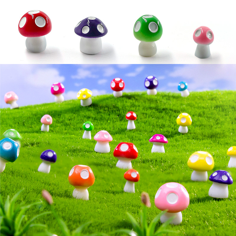 20 pz Mini Fungo Figurine In R - Home Decor Za recensione e prezzo