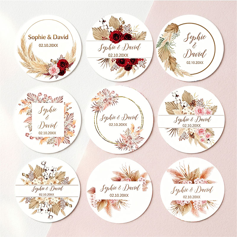 Adesivi Personalizzati Boho pe - Pampas Grass Decor recensione e prezzo