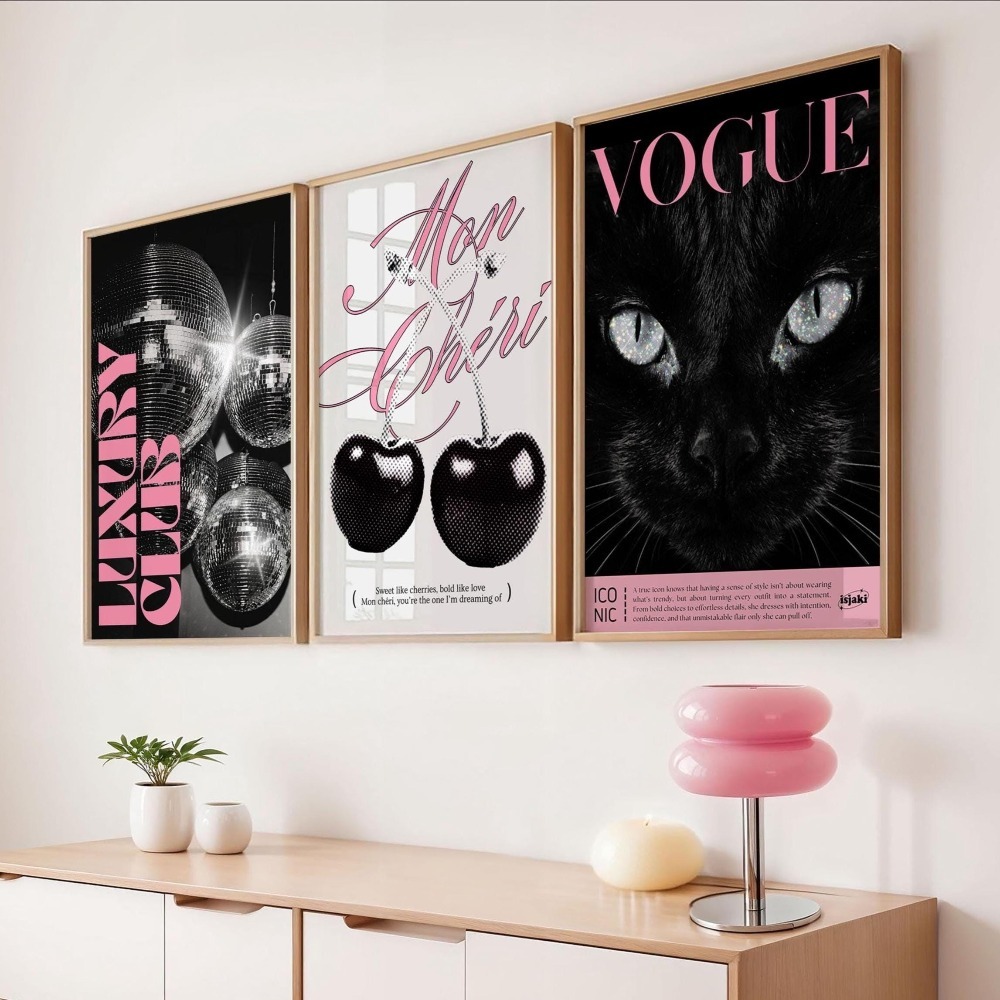 Set di 3 Poster su Tela Senza  - Home Decor Y2K recensione e prezzo