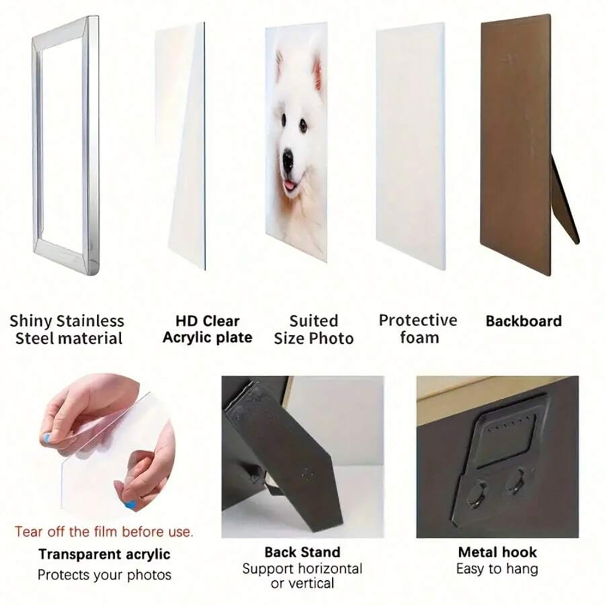 Cornice portafoto in acciaio i - Bamboo Photo Frame recensione e prezzo