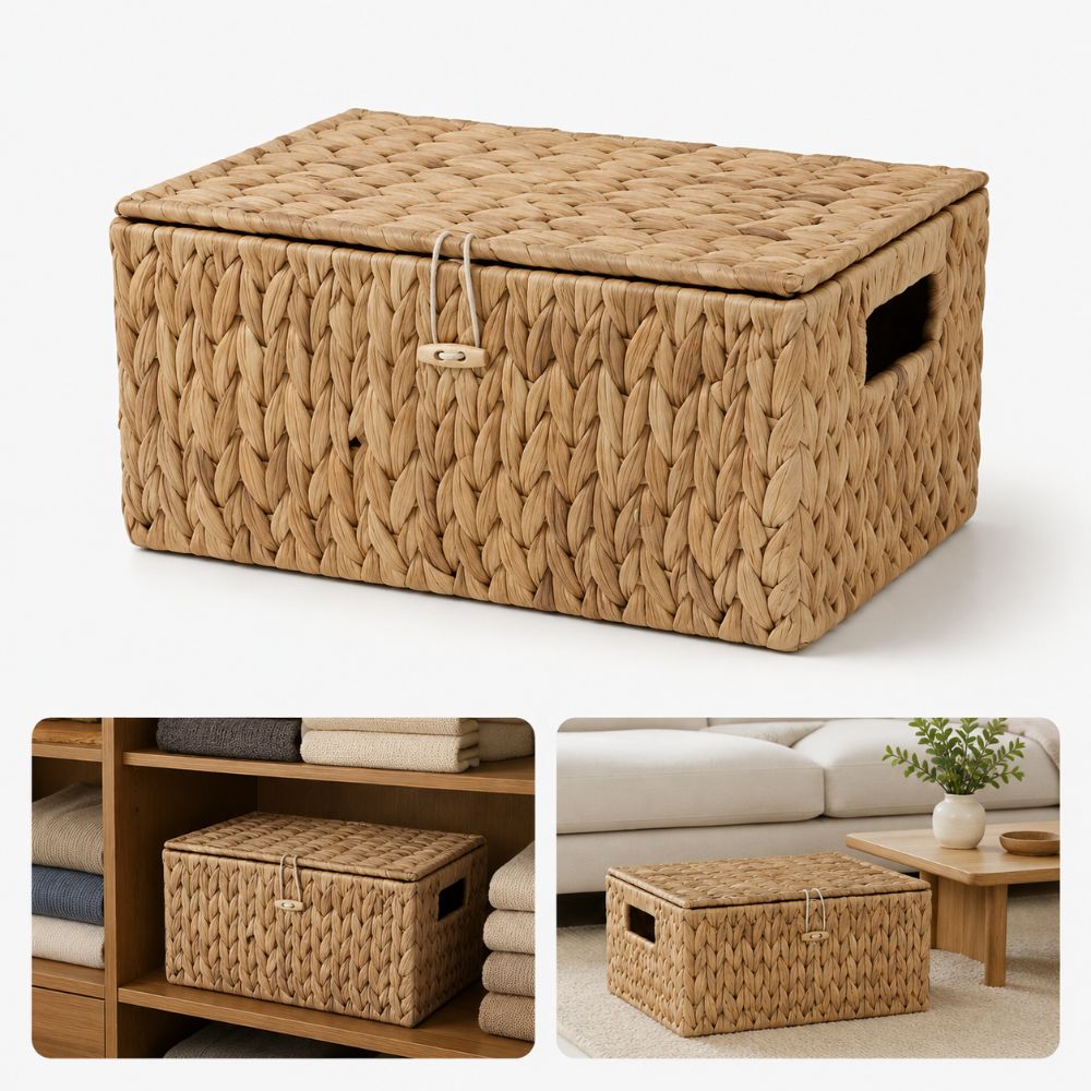 Cesto portaoggetti rettangolar - Rattan Plant Basket recensione e prezzo