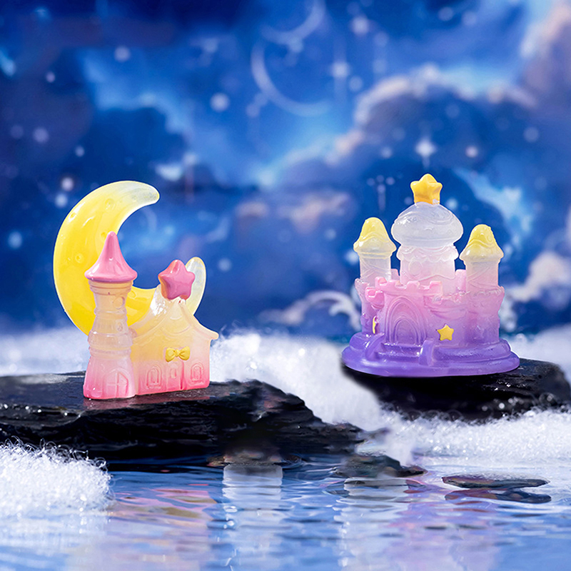 1 pz luminoso mini castello mi - Home Decor Za recensione e prezzo