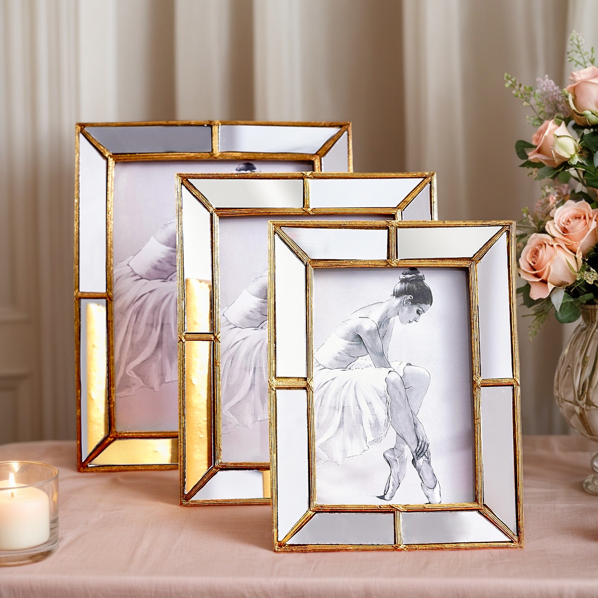 1 pezzo, cornice per foto con  - Bamboo Photo Frame recensione e prezzo