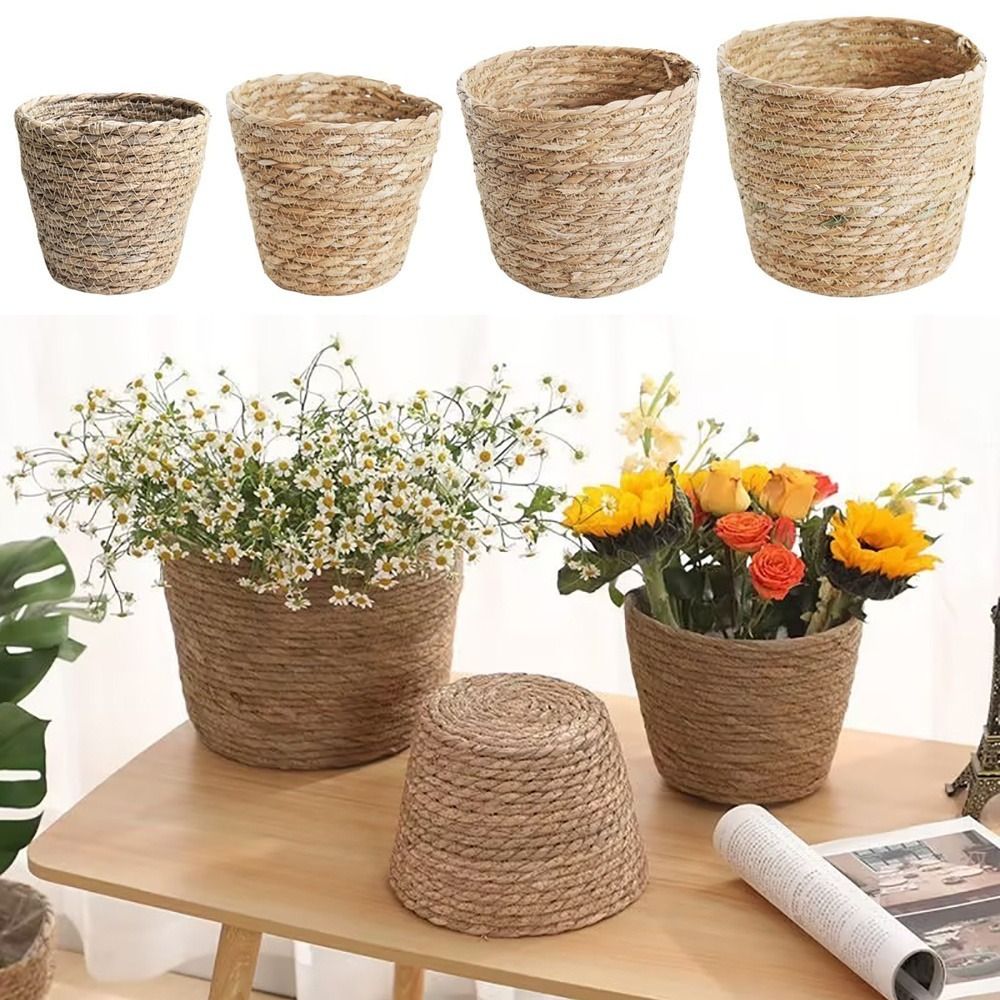 1 pz per terrazze da giardino  - Rattan Plant Basket recensione e prezzo